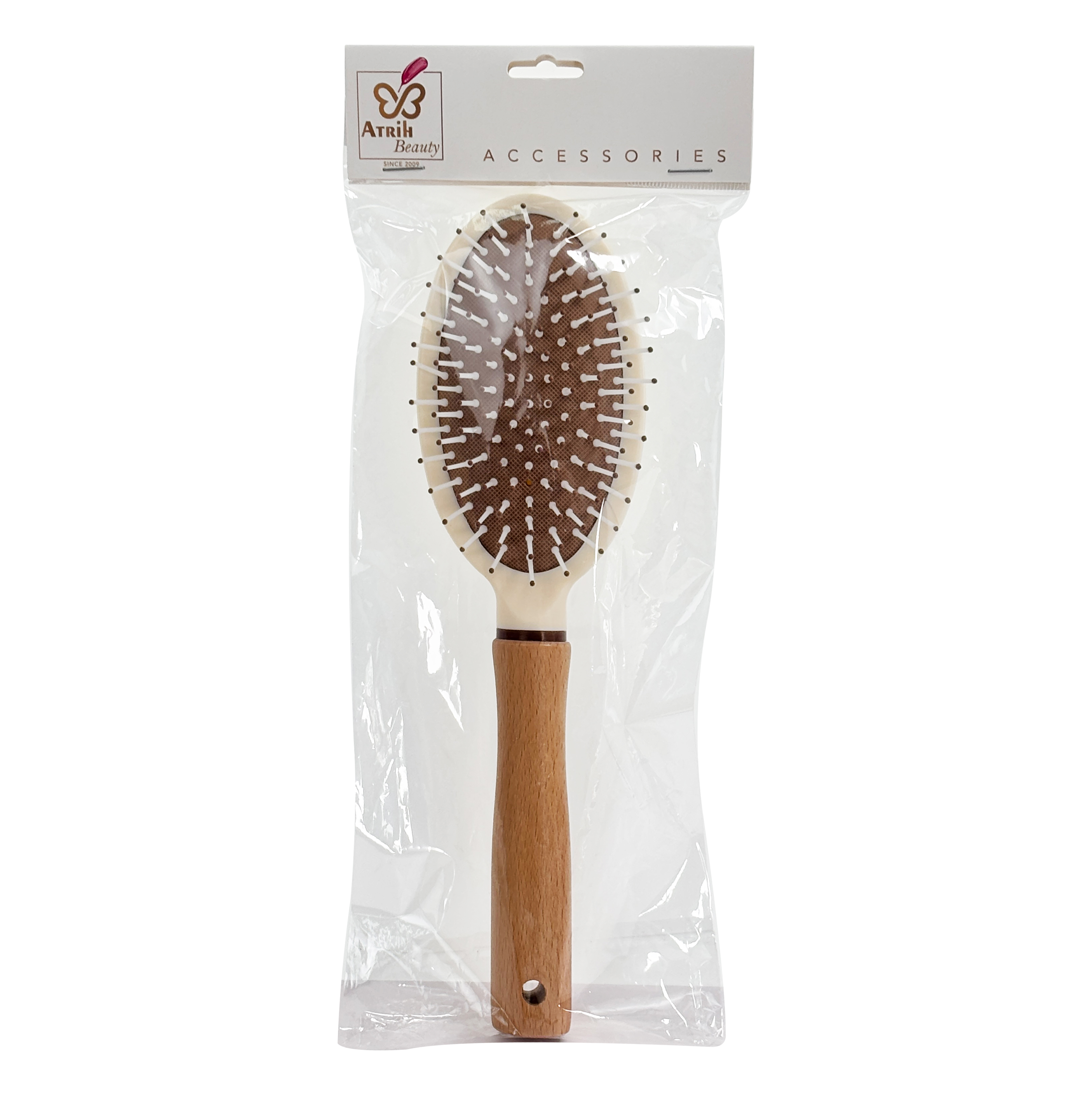 Wooden Hair Comb with Rounded Tip