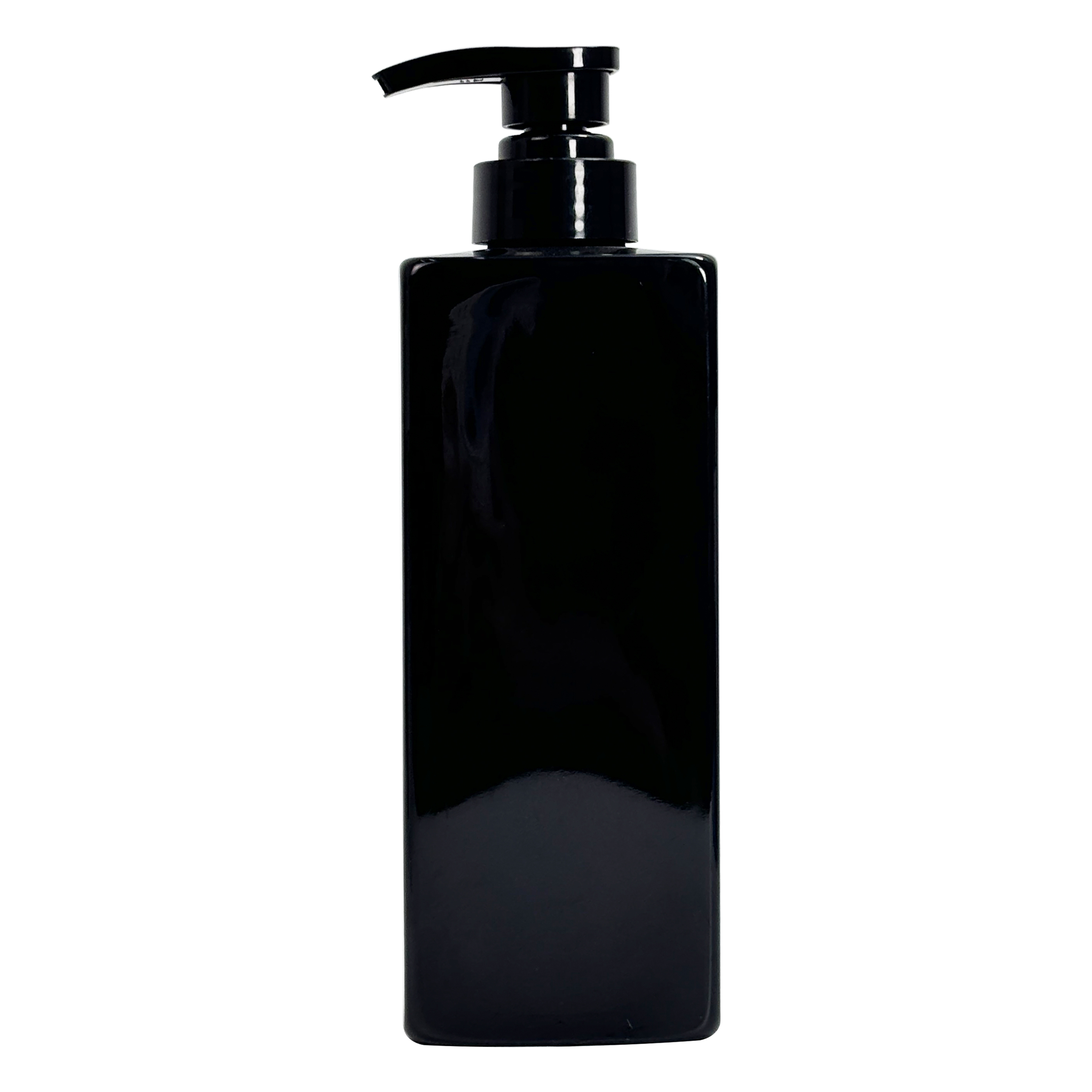 500ml Flat Square Lotion Shower Gel Shampoo Bottle