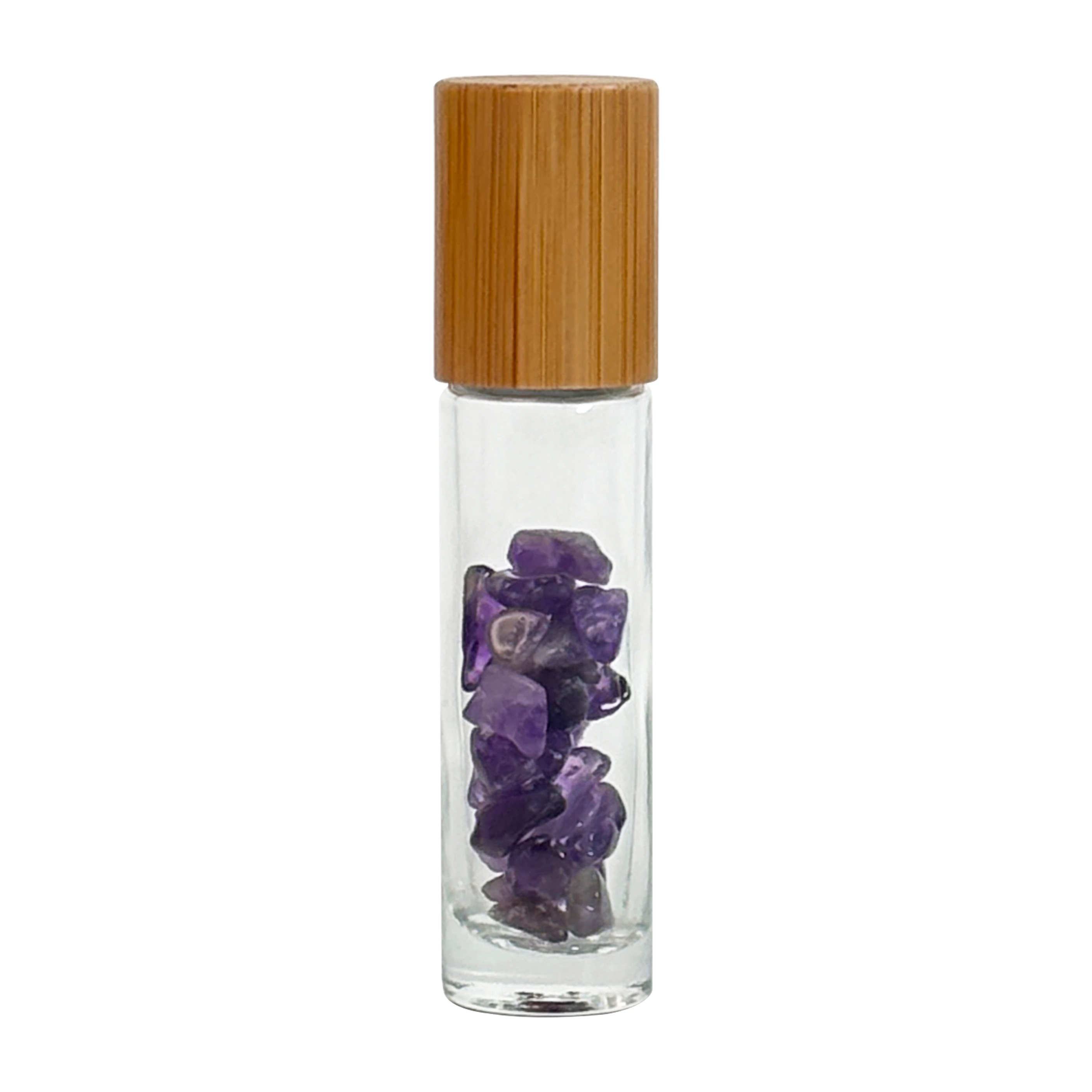 5ml Glass Roll-On Bottle with Bamboo Cap