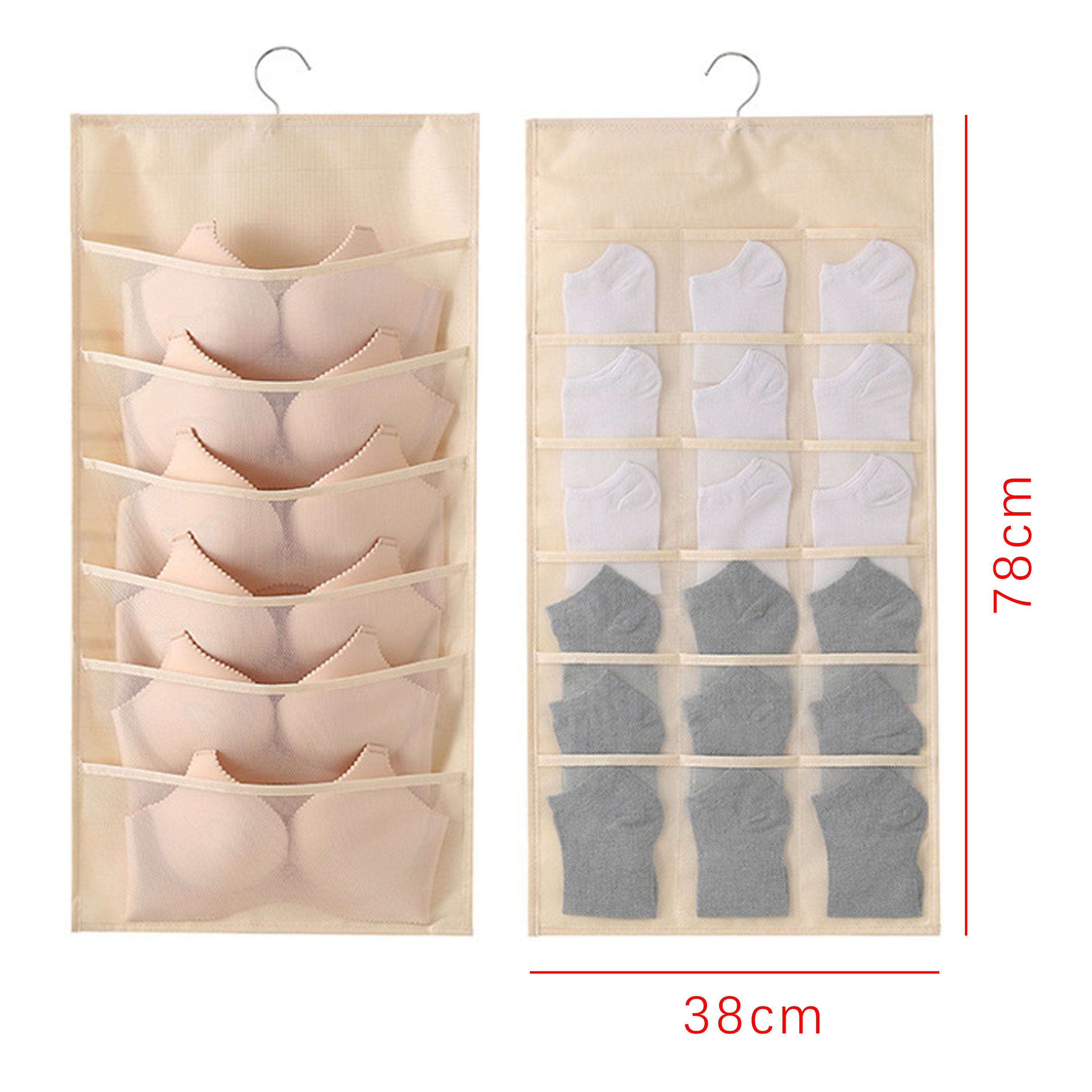 Hanging Underwear and Socks Storage Organizer