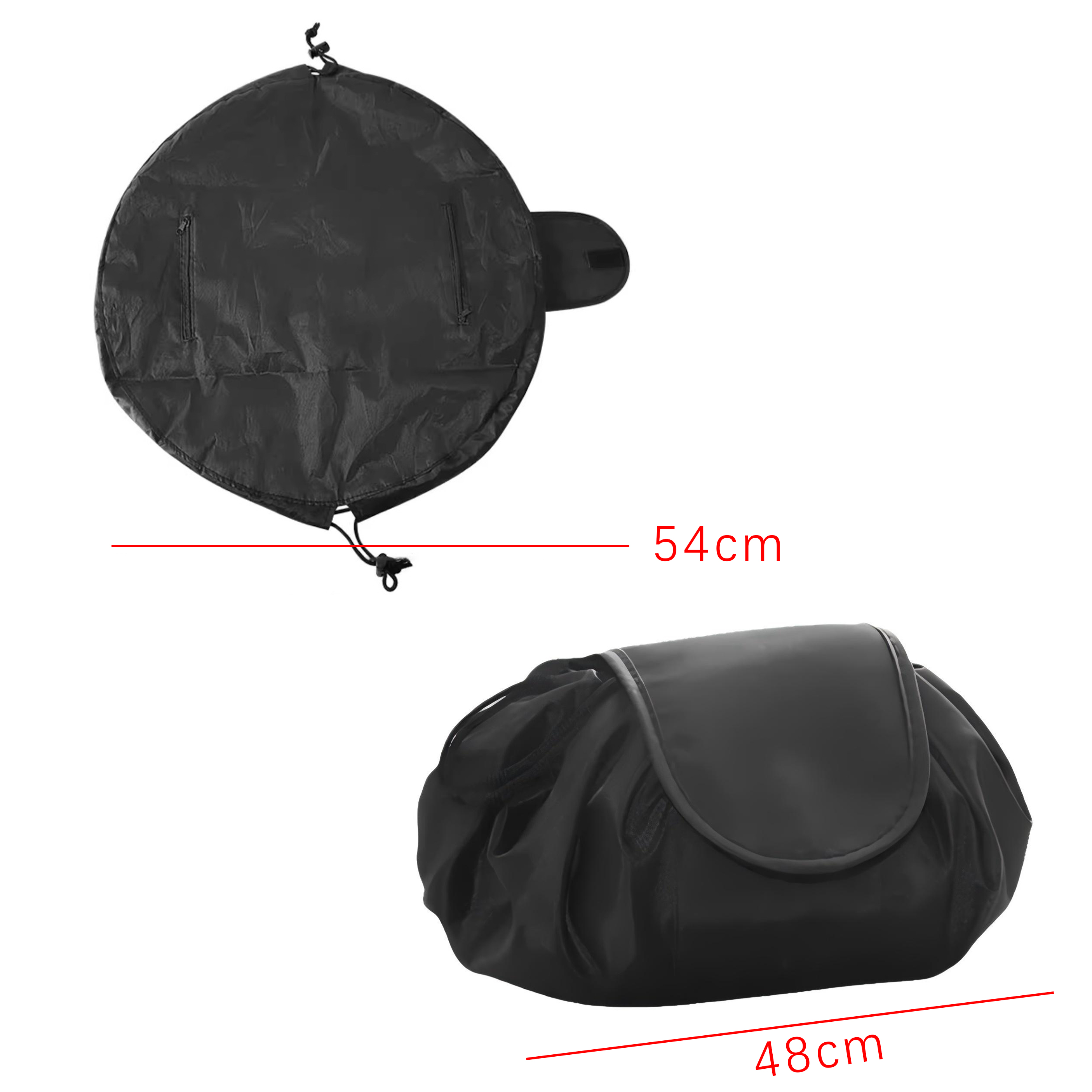 Foldable Drawstring Travel Cosmetic Organizer Bag