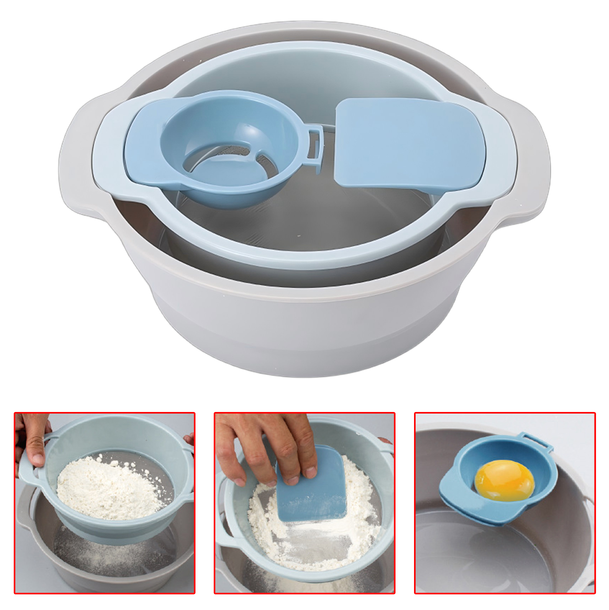 Mother's Day Gifts 4pcs Stackable Trim Trays Set