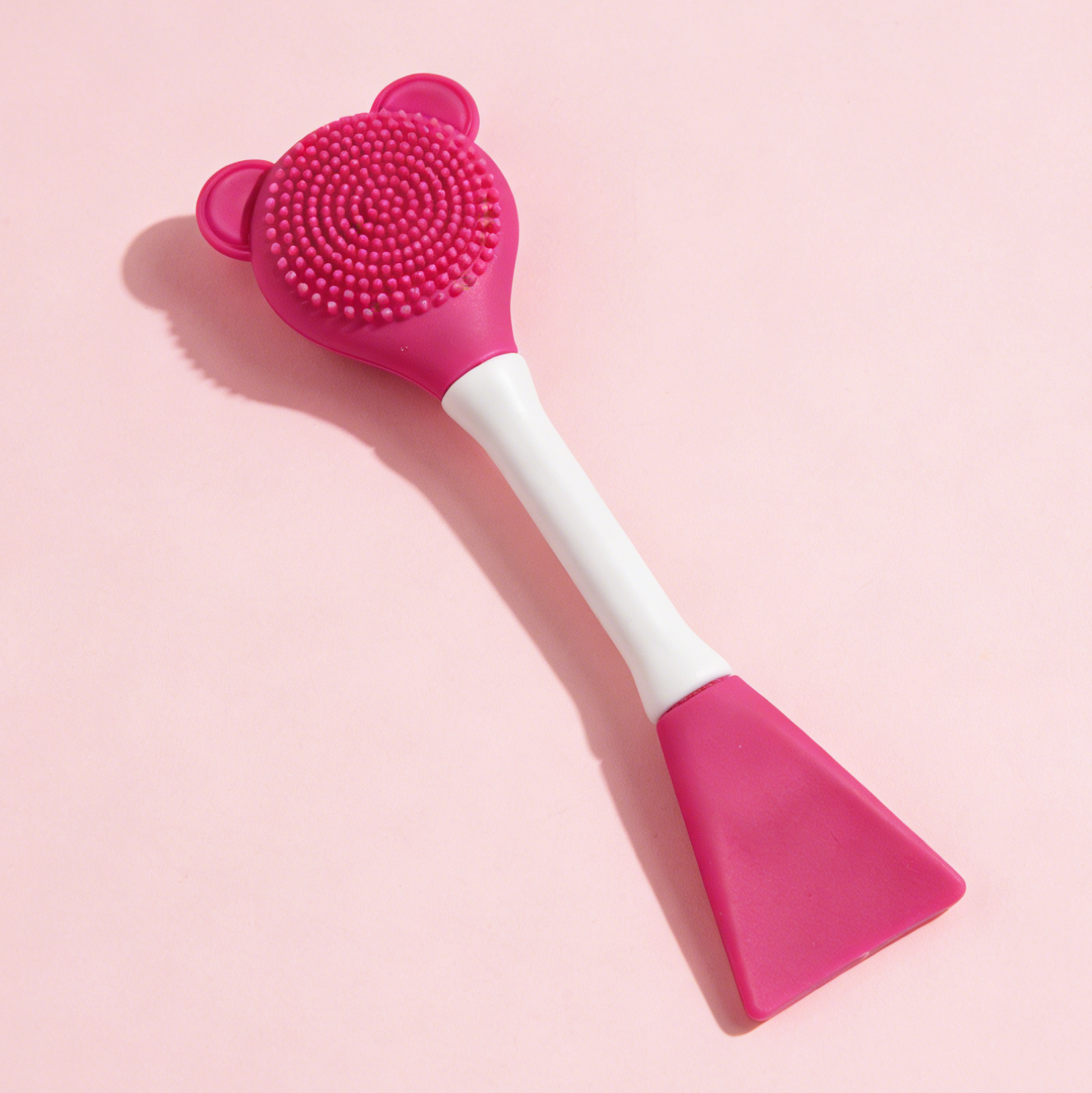 Cute Bear Ear Silicone Face Mask Brush