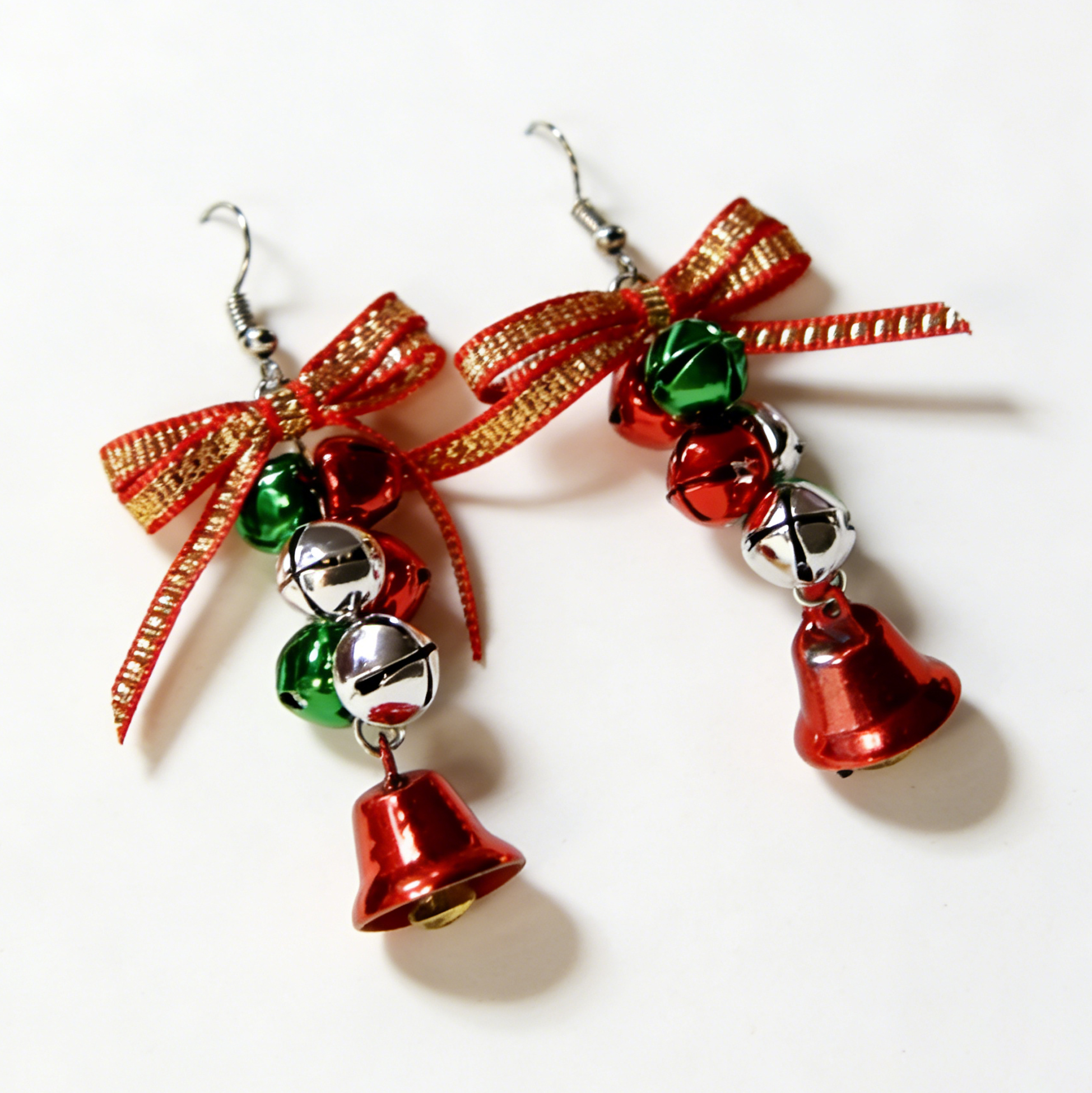 Christmas Jingle Bell Dangle Earrings