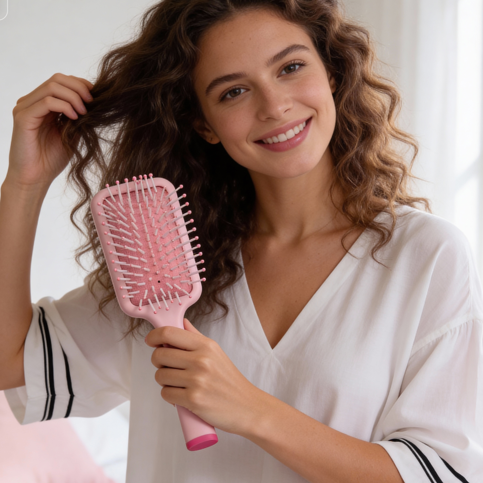 Set of 6 Pink Skincare & Hair Accessory