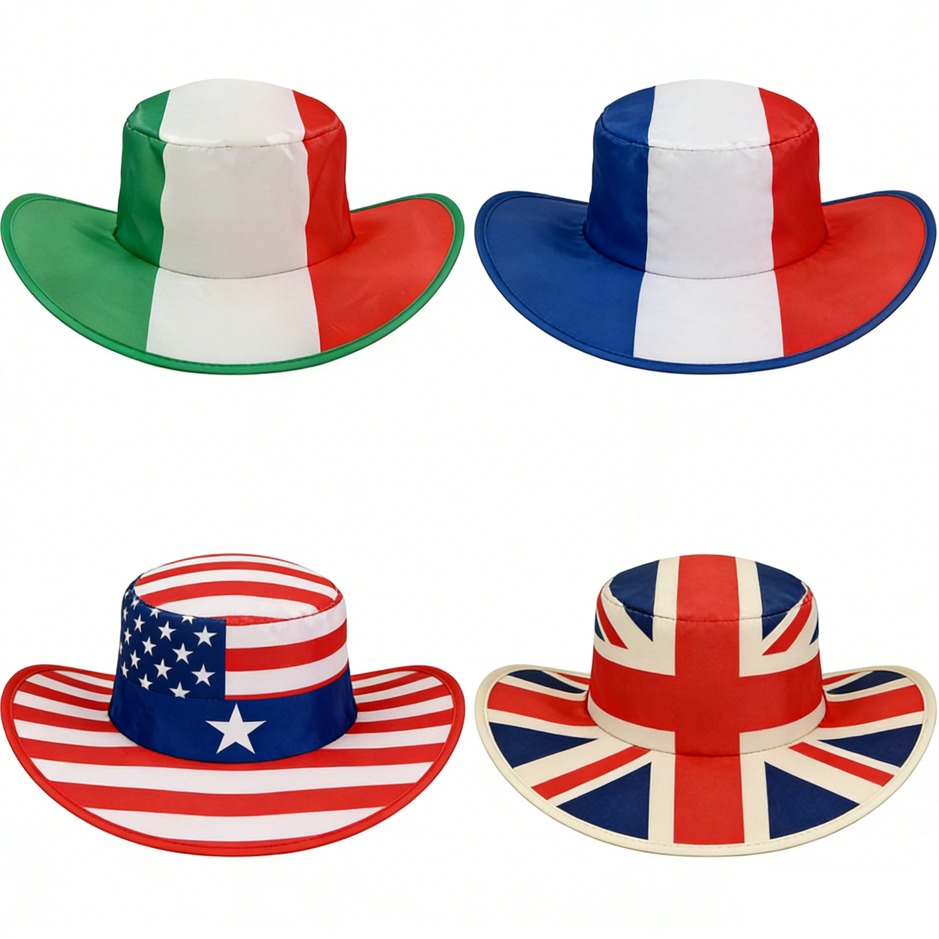 National Flag Cowboy Hat