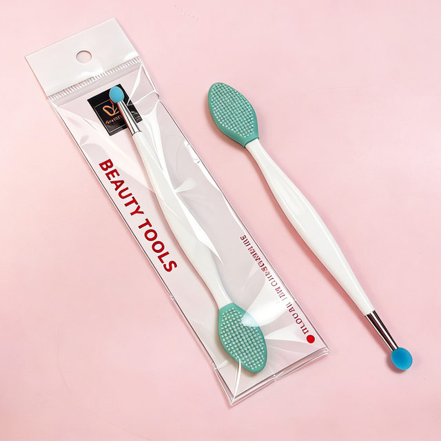 Dual-Ended Silicone Lip Scrub Brush