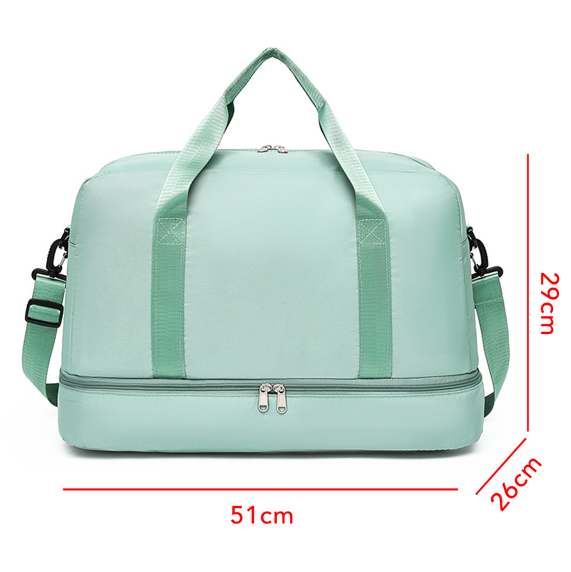 Expandable Travel Duffle Bag, Waterproof Weekender Overnight Bag