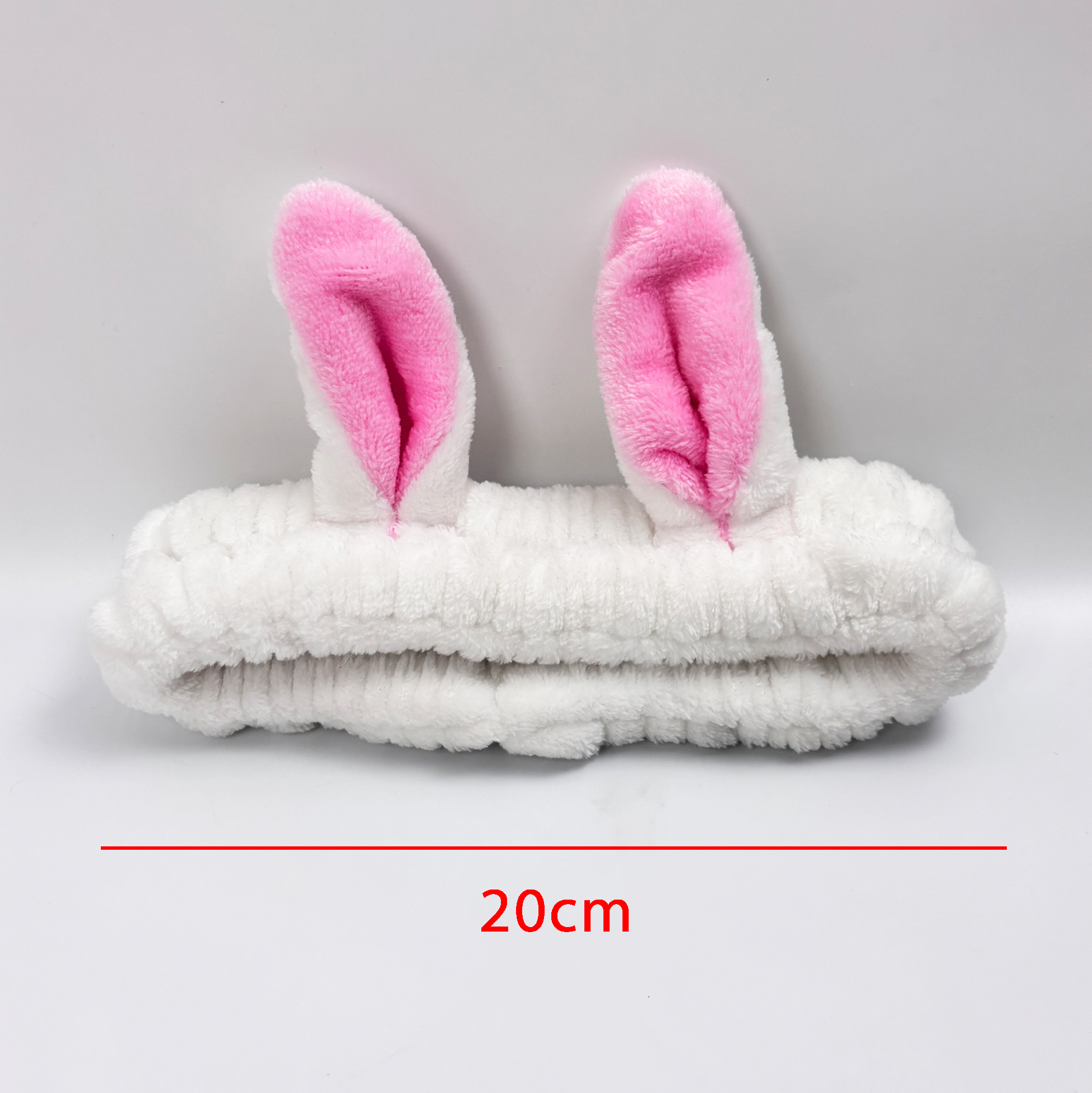 White Bunny Ear Headband