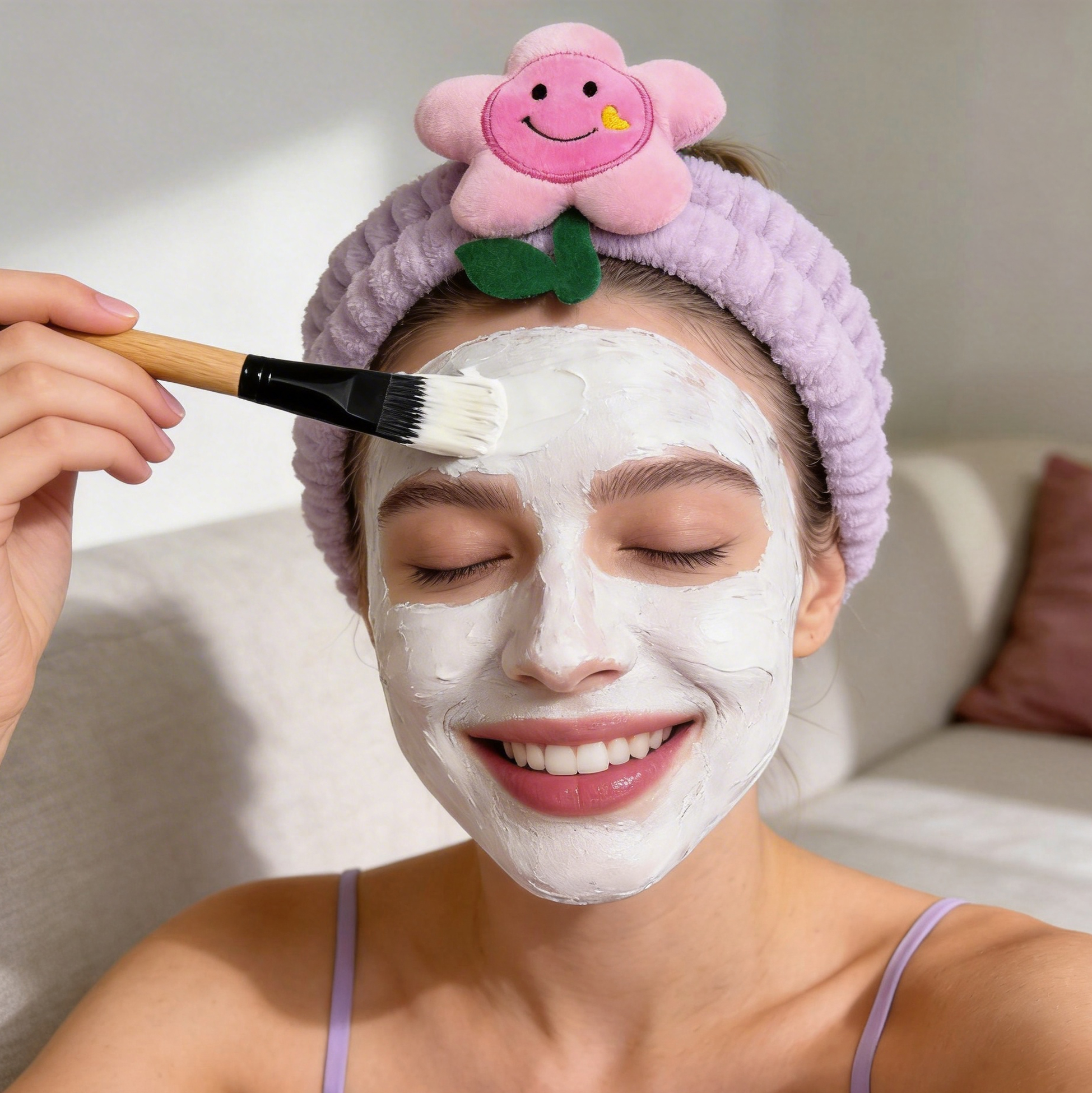 Lavender Flower Spa Headband