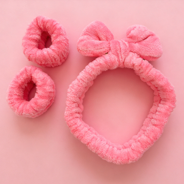 Pink Bow Skincare Set