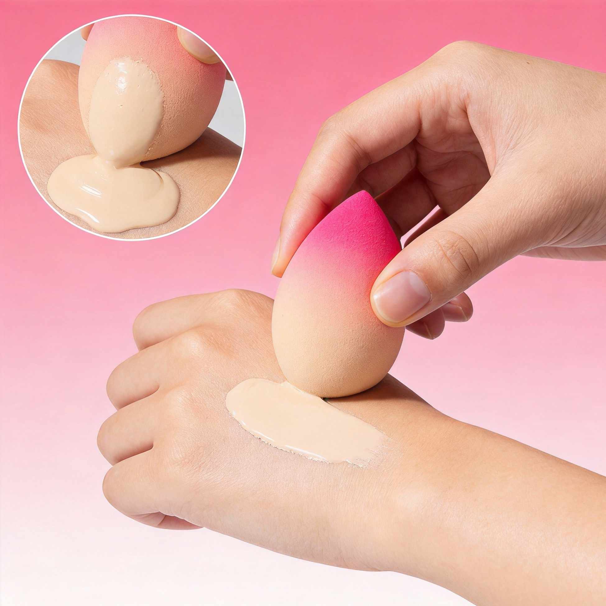 Set of 9 Gradient Makeup Sponges