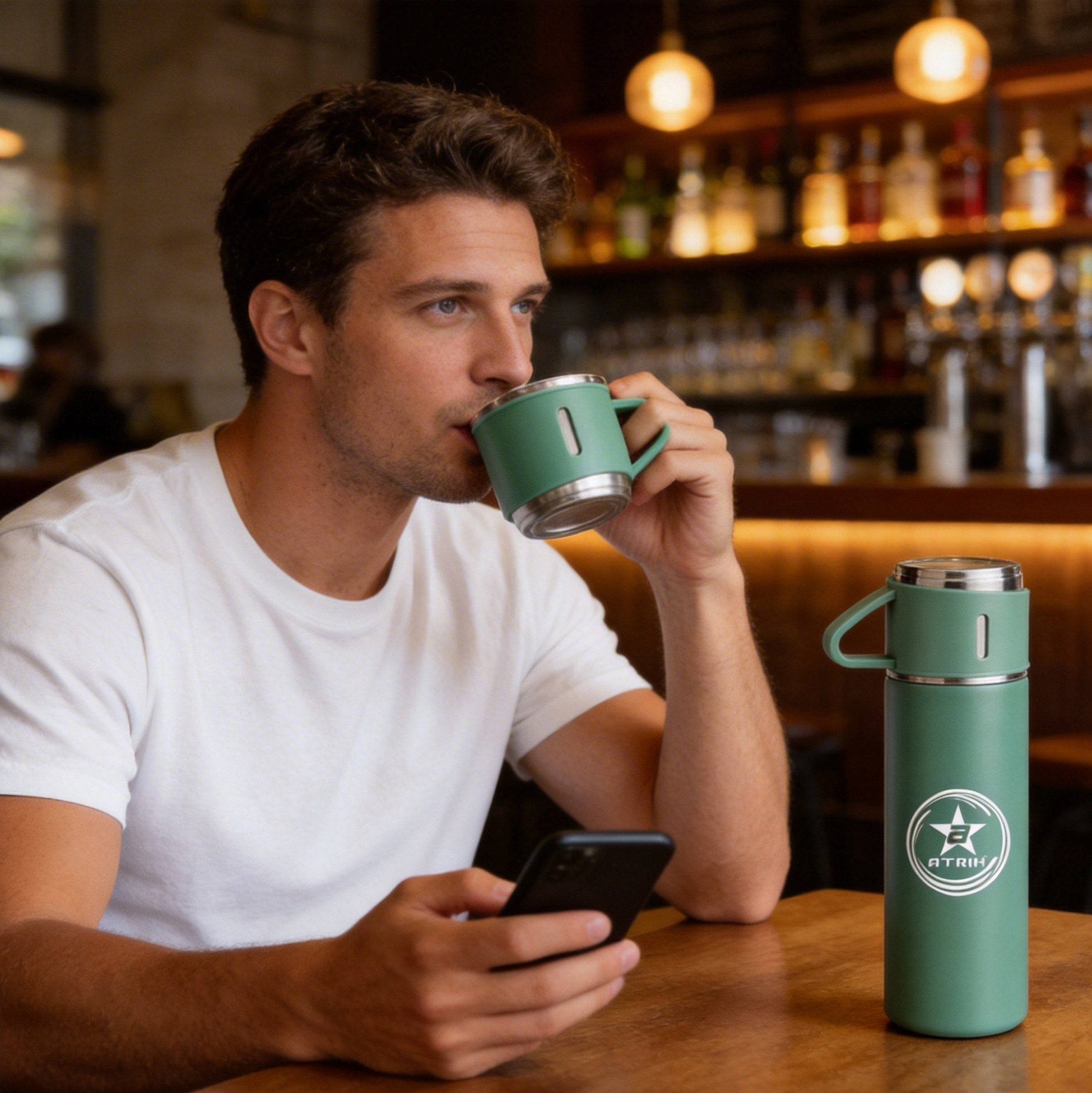 500ml Insulated Vacuum Flask Gift Set