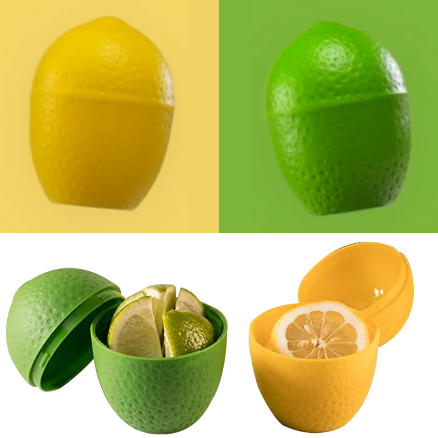1PC Fresh Orange Storage Box Holder Lemon Lime Saver Plastic Container Case Orange Shaped Moisture-proof Box For Fruit