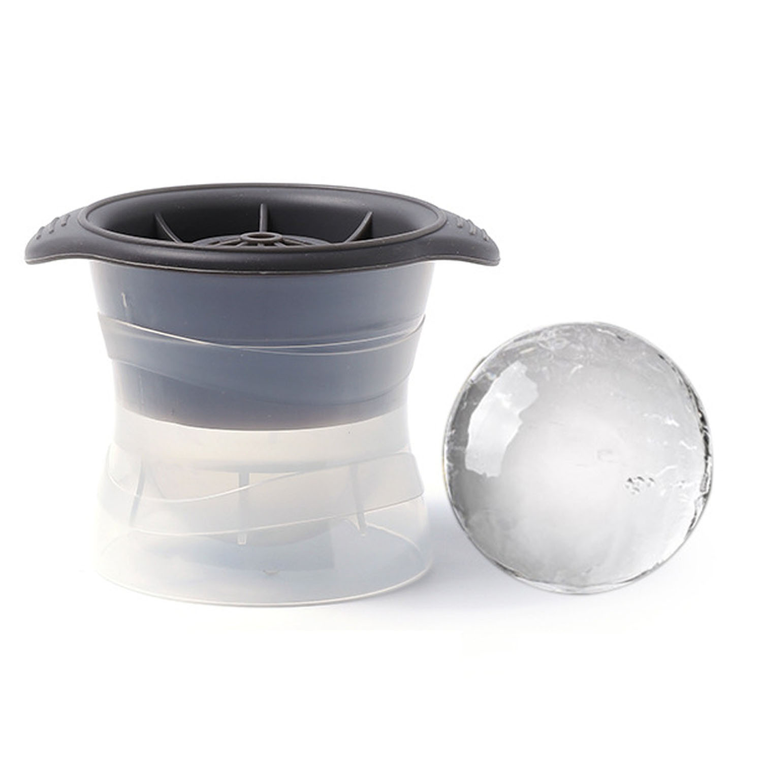 Round Ice Cube Mold 2 Pack Sphere Ice Maker Ball Molds Whiskey Ice Ball Molds Scotch Ice Sphere for Cocktails Drink