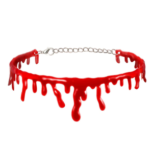 Halloween Blood Drip Choker Necklace