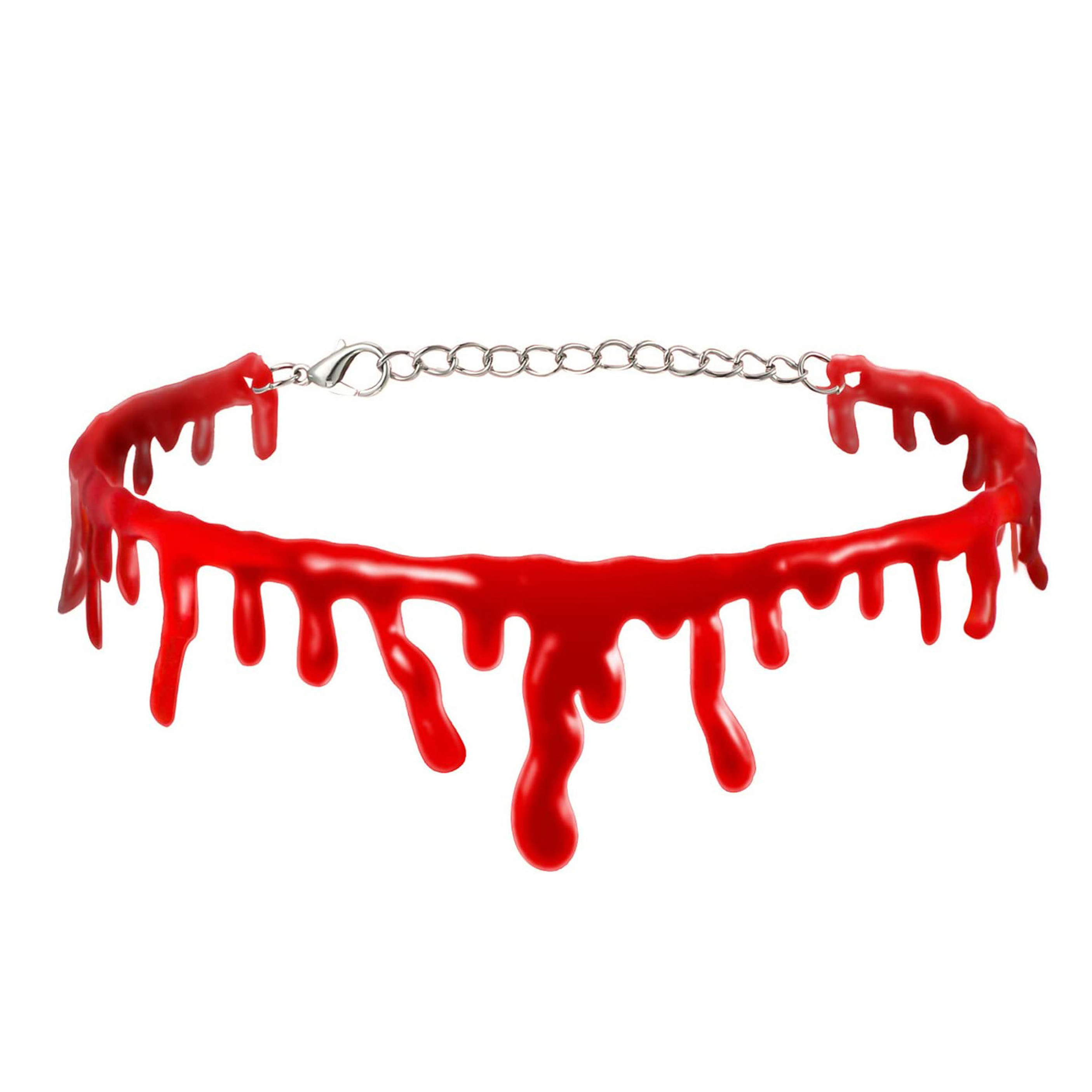 Halloween Blood Drip Choker Necklace