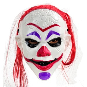 Halloween Mask with Hair