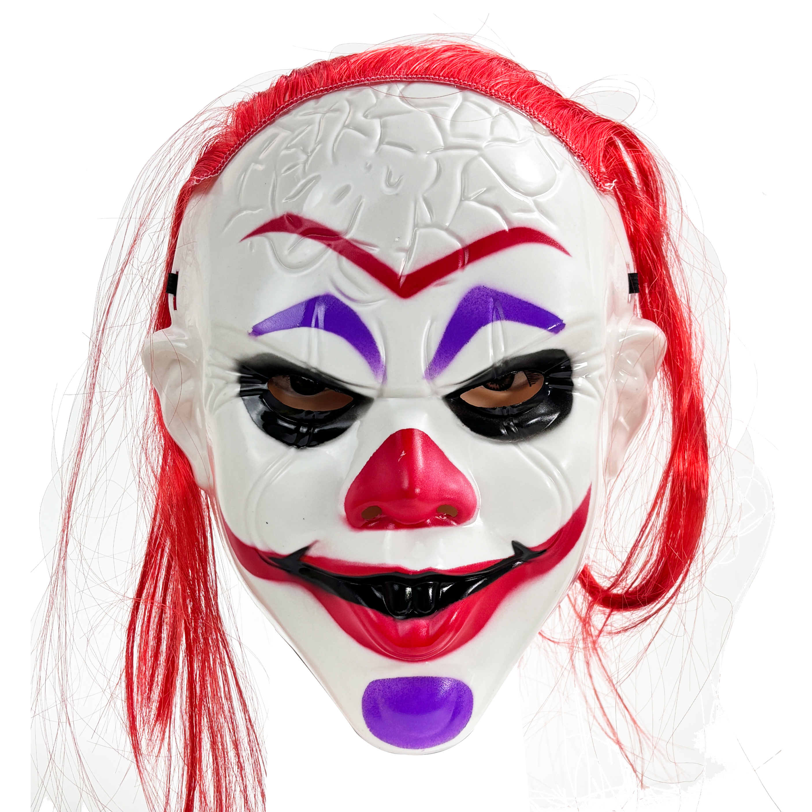 Halloween Mask with Hair