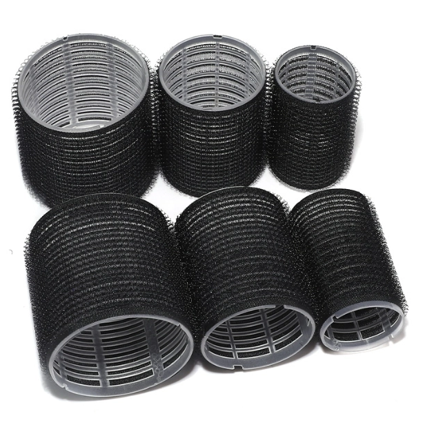 Classic Grip Plastic Hair Roller 6-Piece Set
