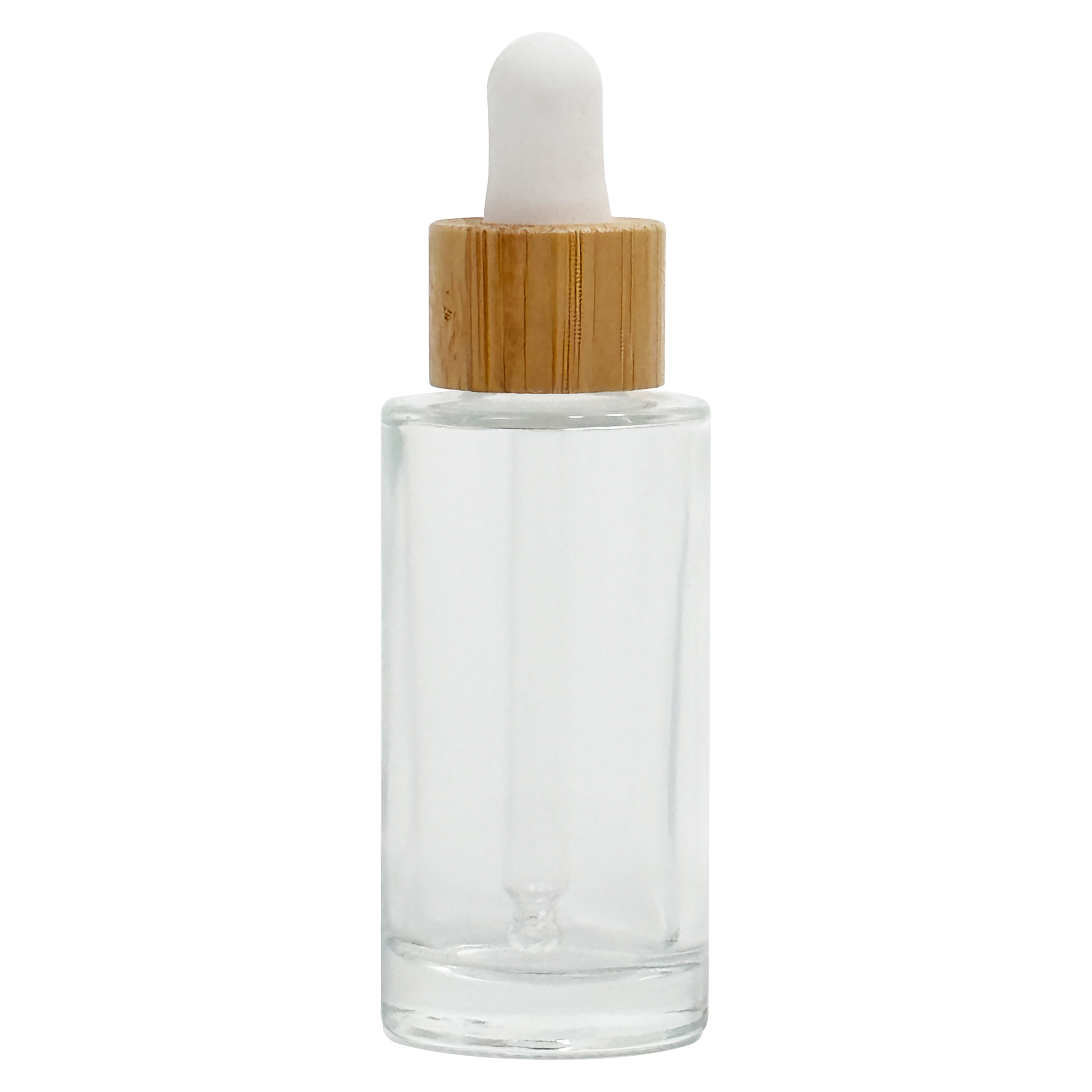 30ml Glass Dropper Bottle with Bamboo Lid