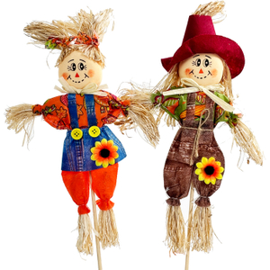 Light-Up Scarecrow Halloween Decoration