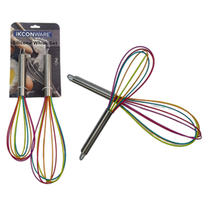 Colourful Silicone Whisk Set