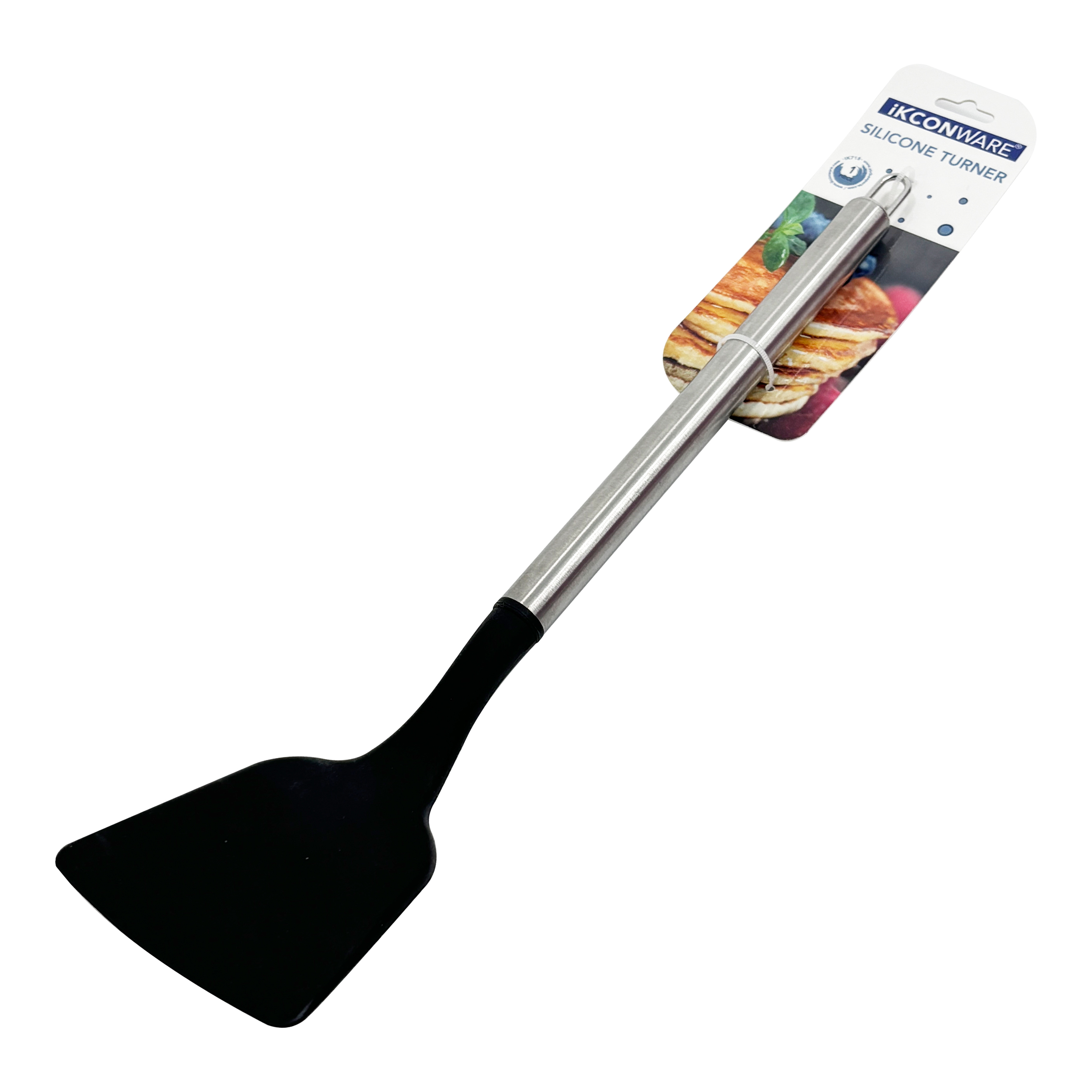 Stainless Steel Handle Silicone Turner