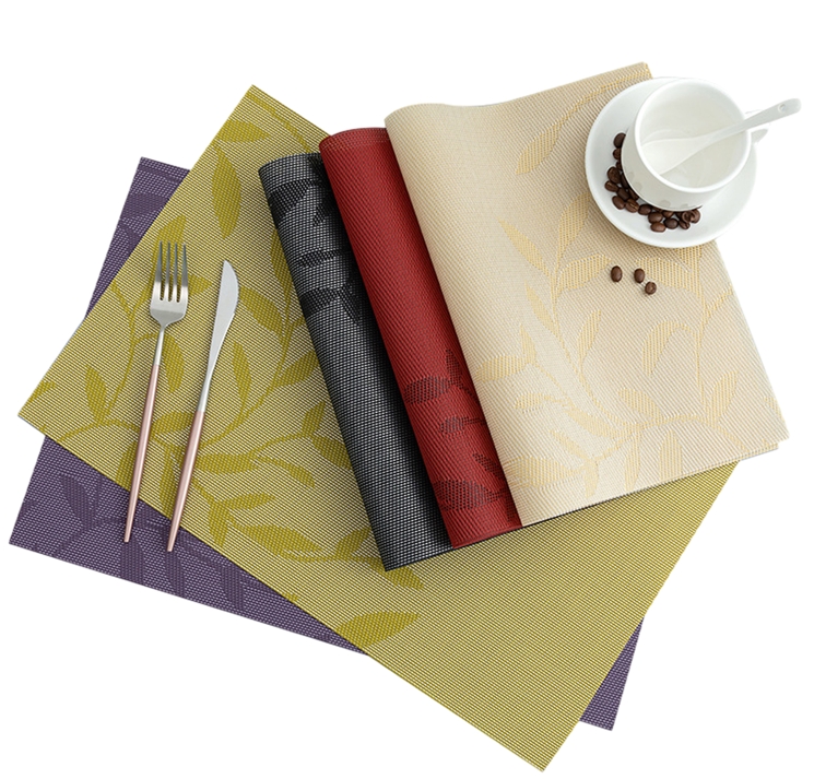 4-Pack Teslin Placemats – Eco-Friendly, Stain-Resistant Dining Table Mats – Durable, Waterproof, And Stylish