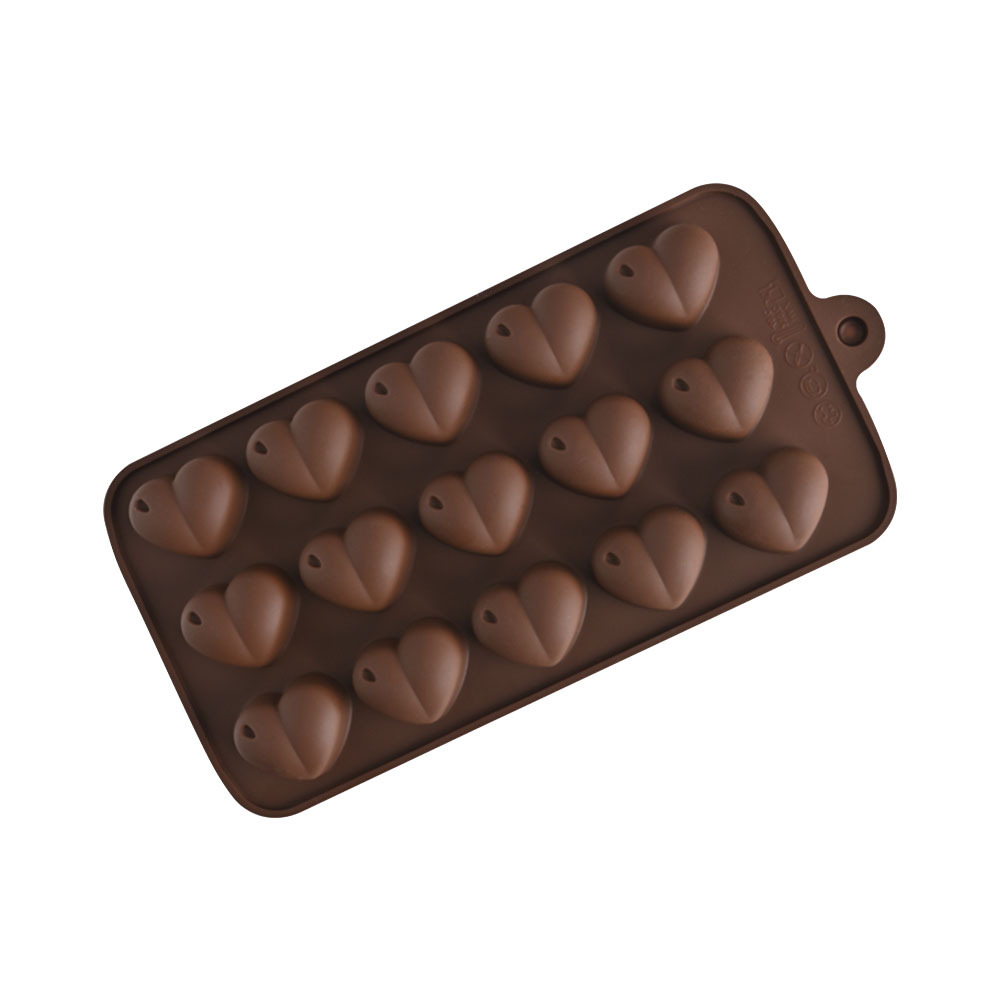 Silicone Chocolate Molds Set, 15-Cavity Flexible Candy Molds for Baking, Ice Cubes, And Chocolate Making
