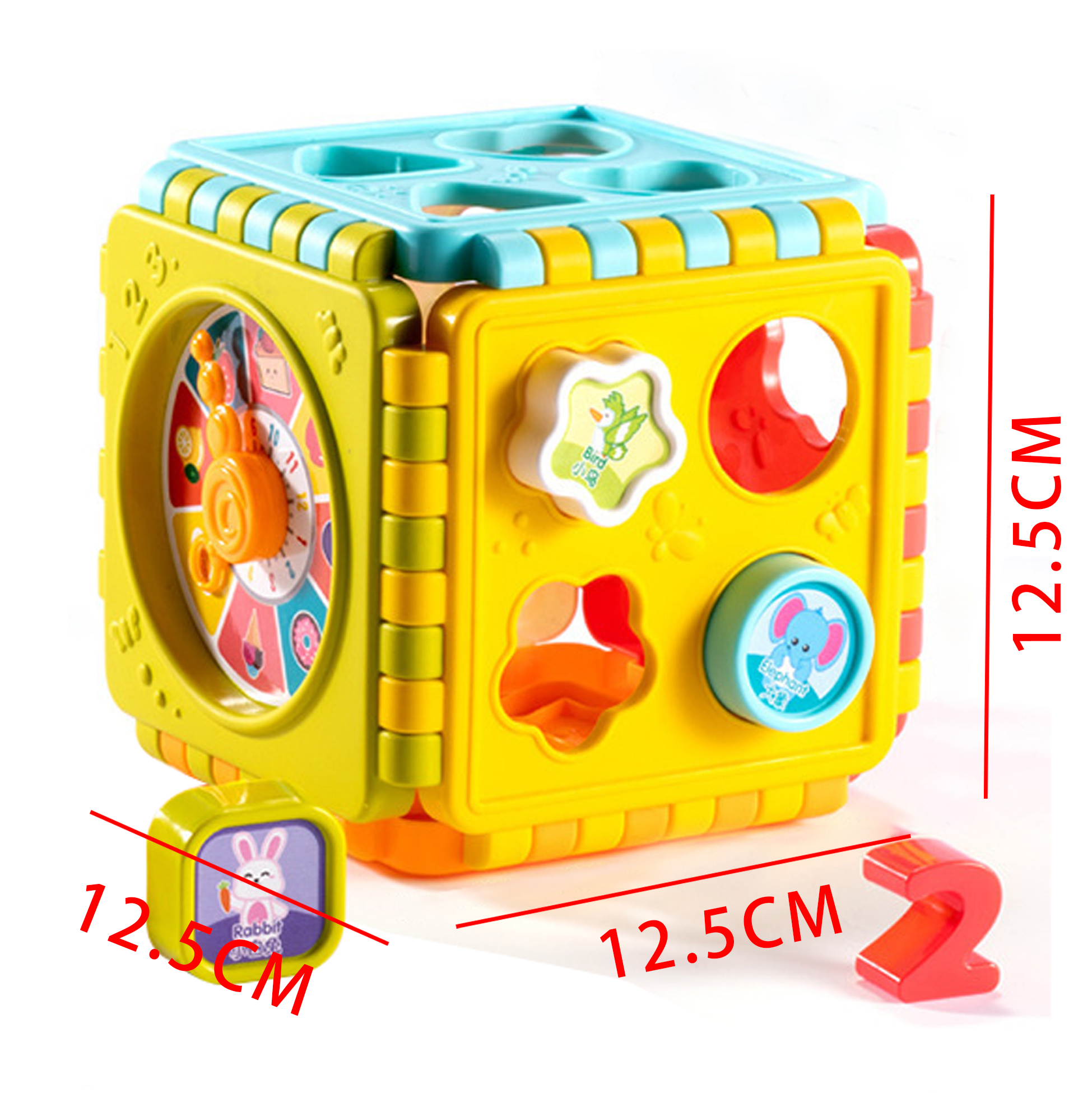 Educational Activity Cube for Toddlers