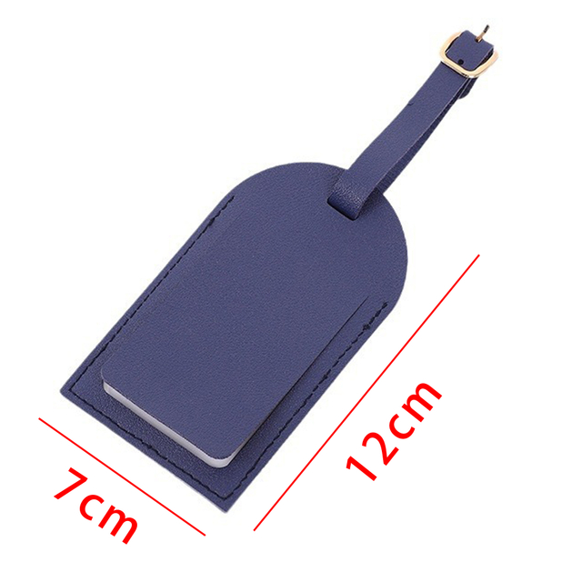 Colorful Leather Luggage Tag
