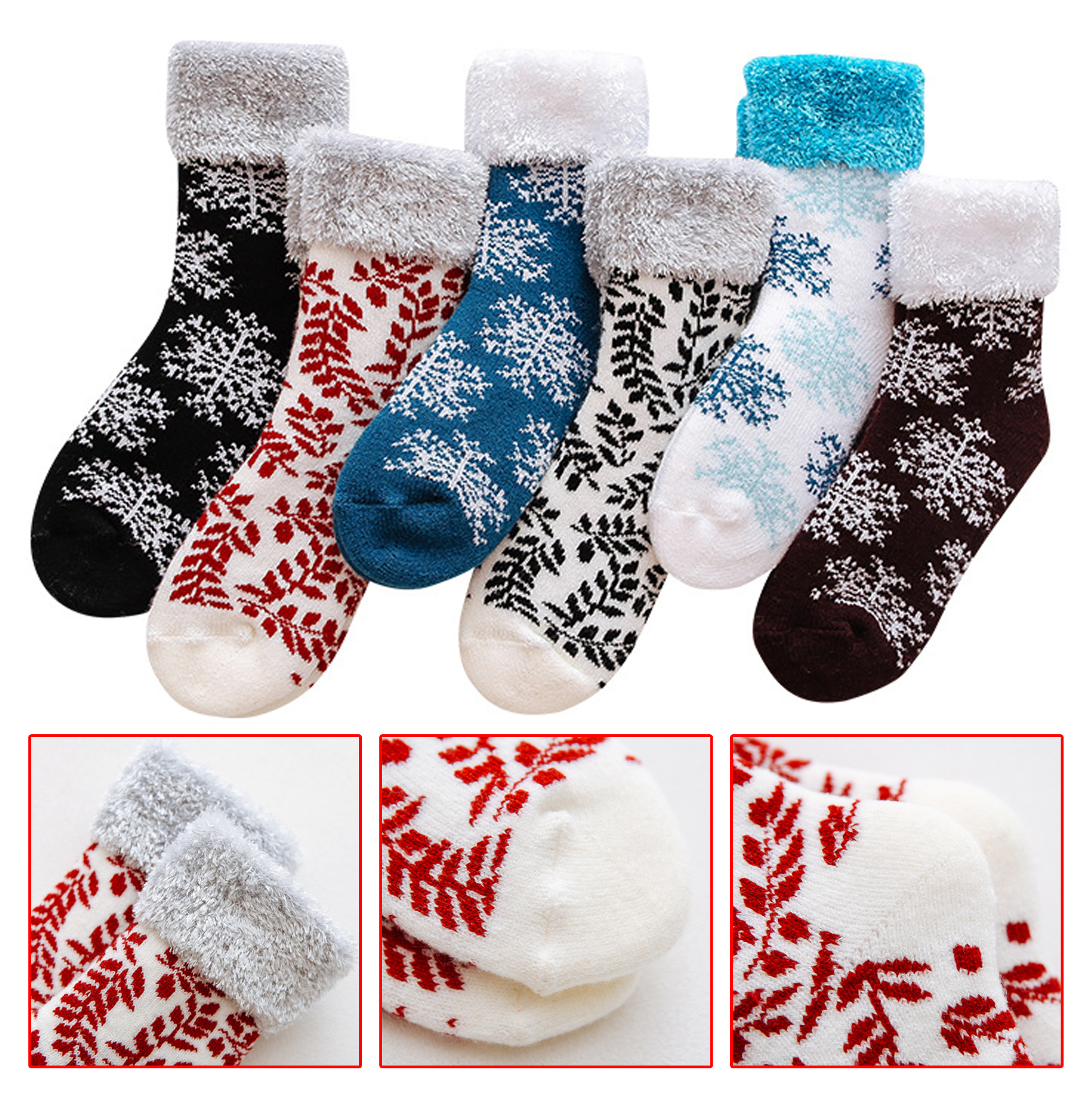 Winter Fleece Lined Socks