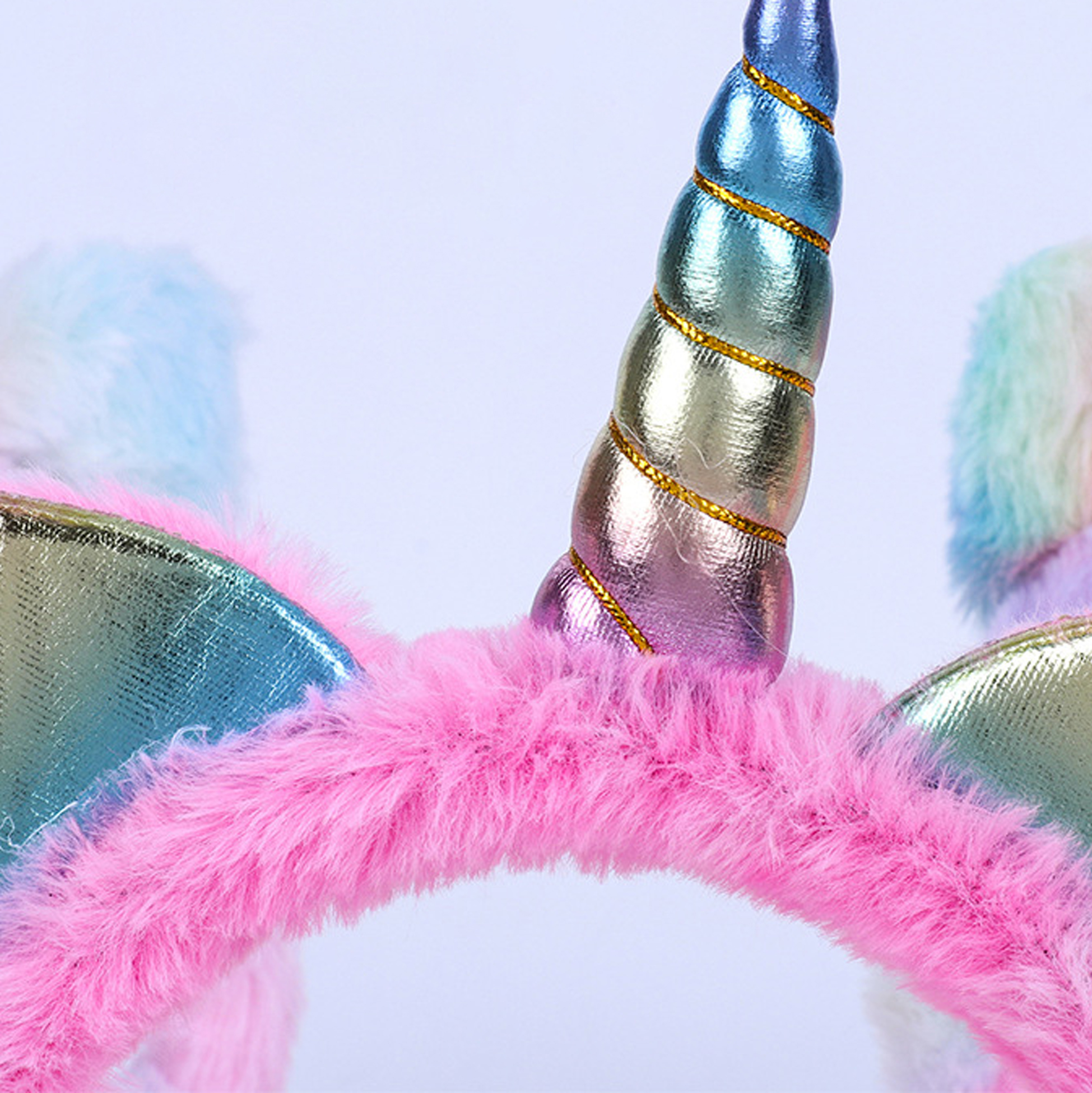 Unicorn Earmuffs with Fluffy Fur