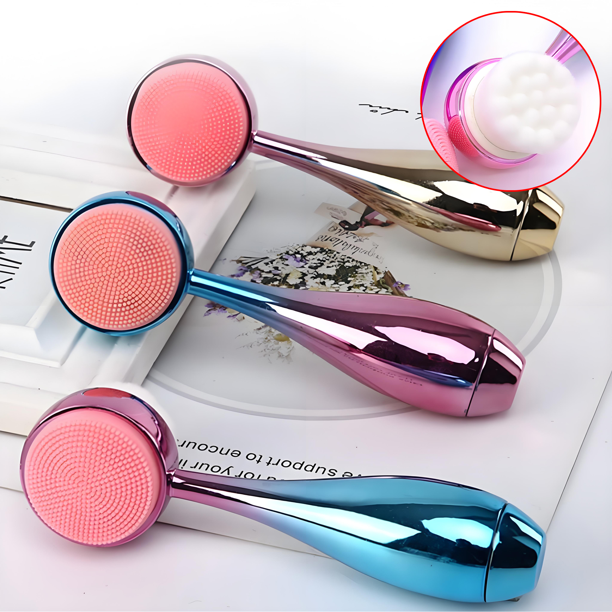 Manual Silicone Facial Cleansing Brush