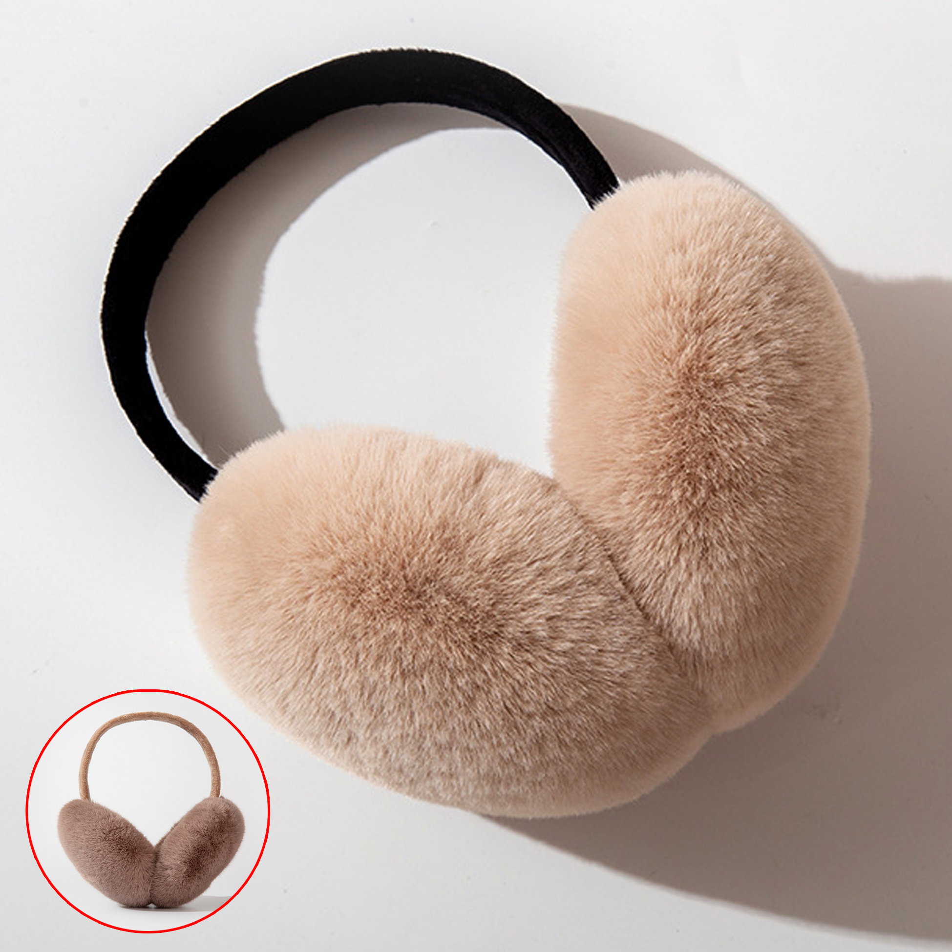 Furry Earmuffs for Winter