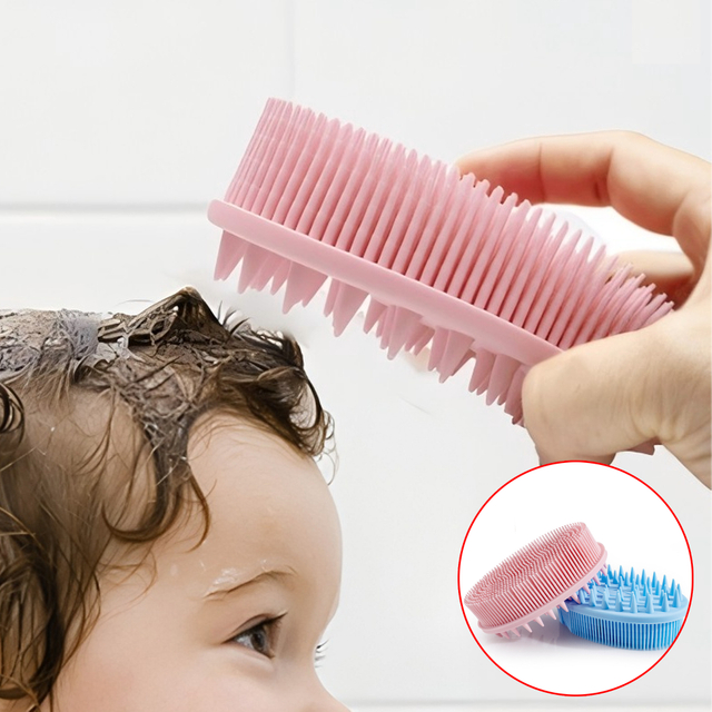 Baby Silicone Scalp Brush for Hair Washing