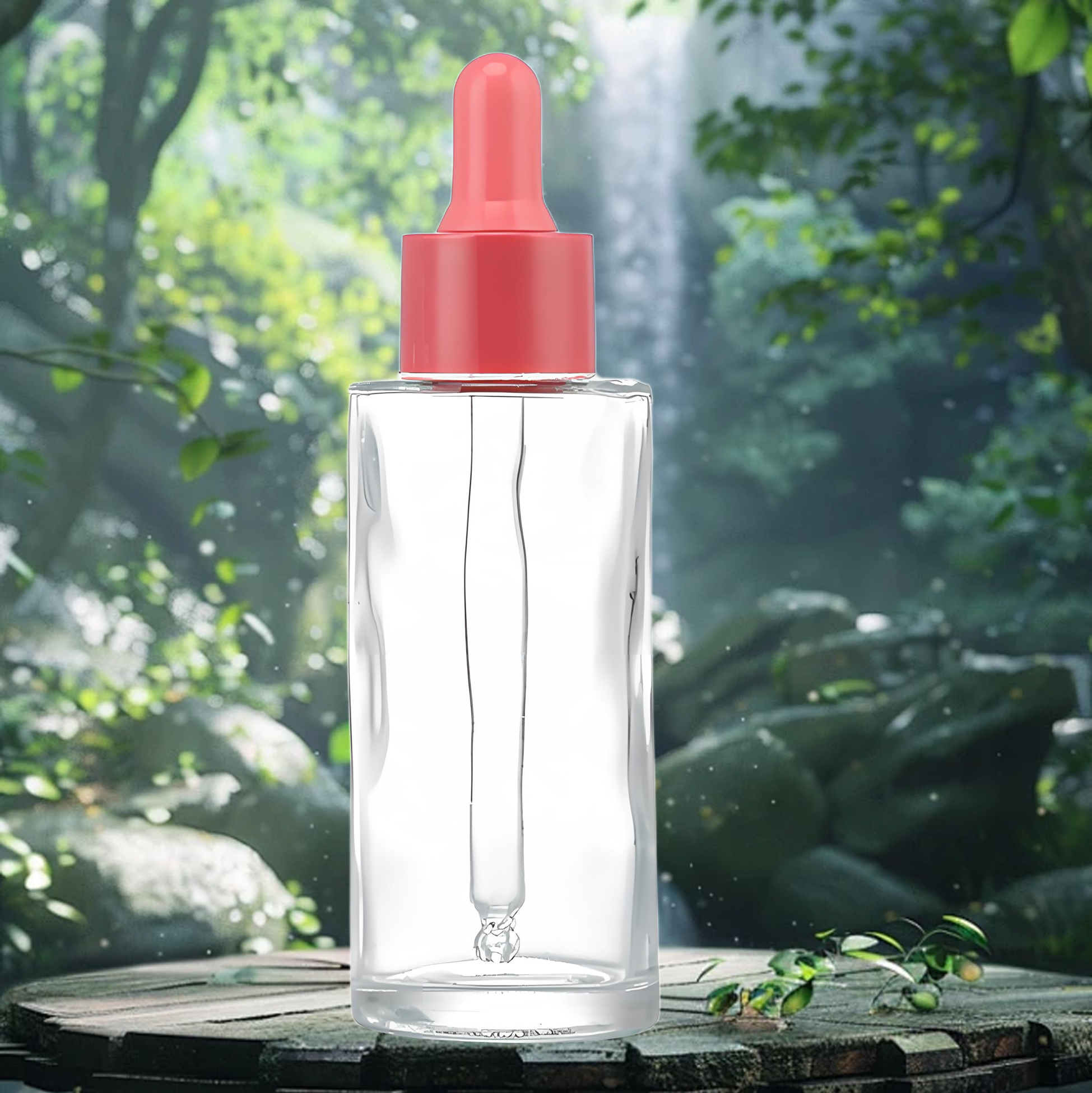 Clear Glass Dropper Bottle 