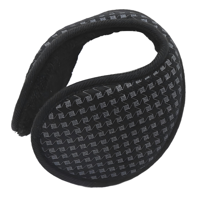 Check Design Fleece Ear Warmers