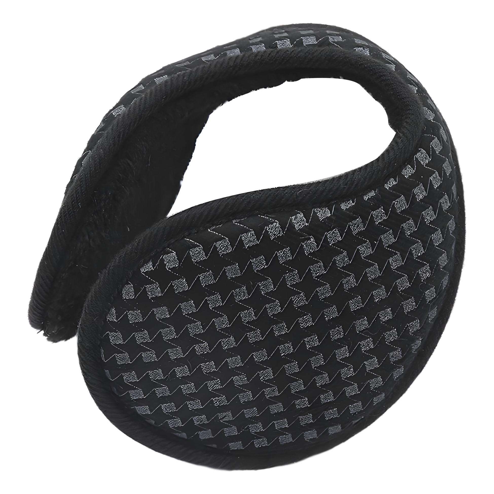Check Design Fleece Ear Warmers