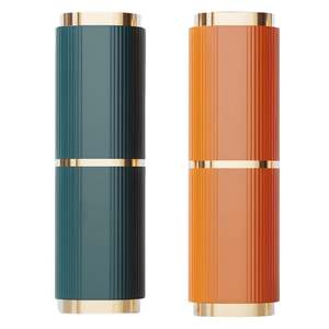 Stylish Ribbed Travel Toothbrush Holders 
