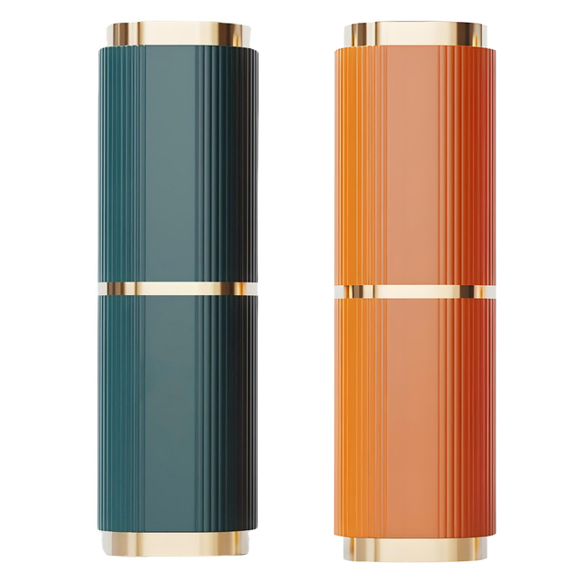 Stylish Ribbed Travel Toothbrush Holders 