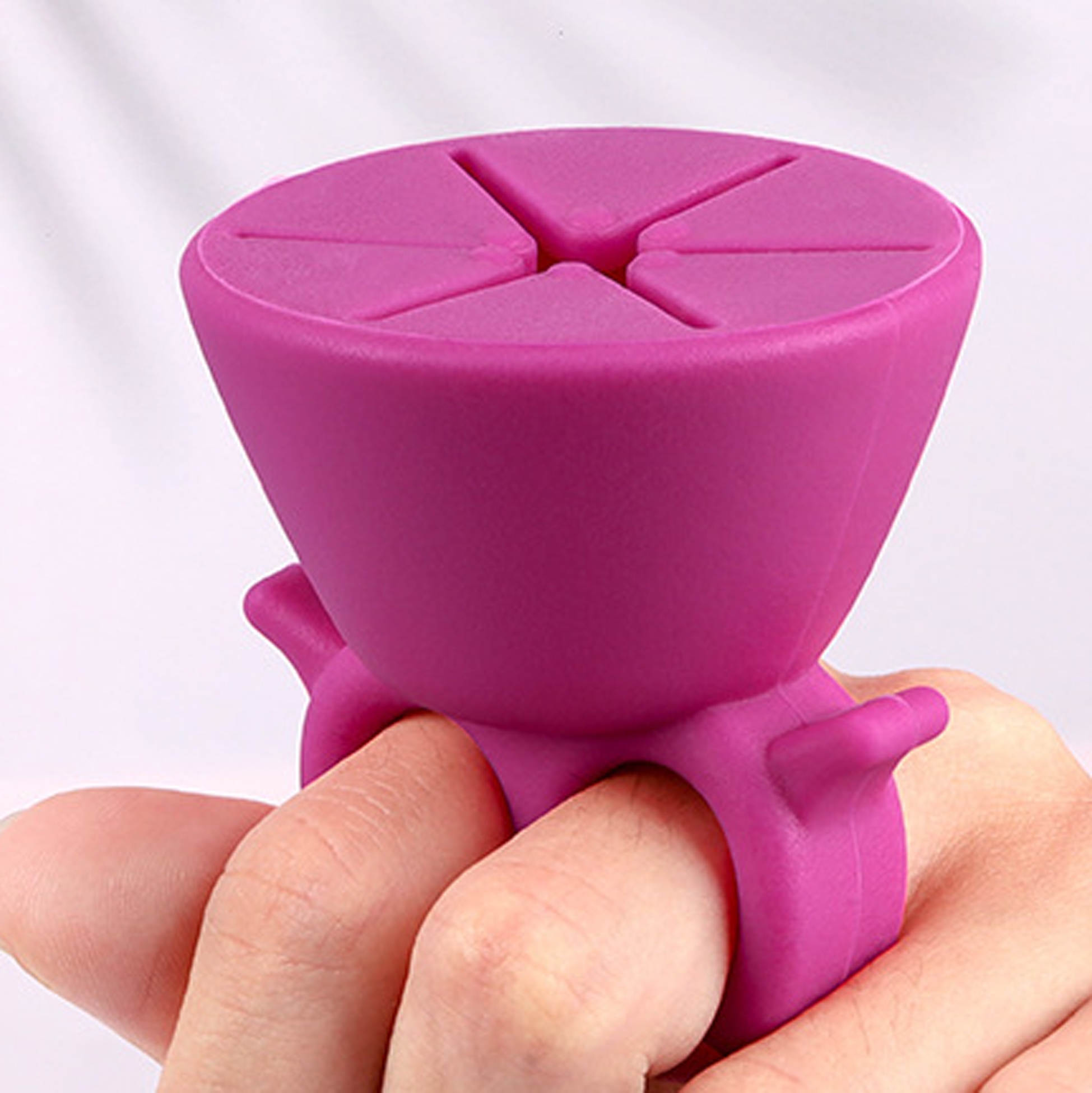 Silicone Nail Polish Holder Ring