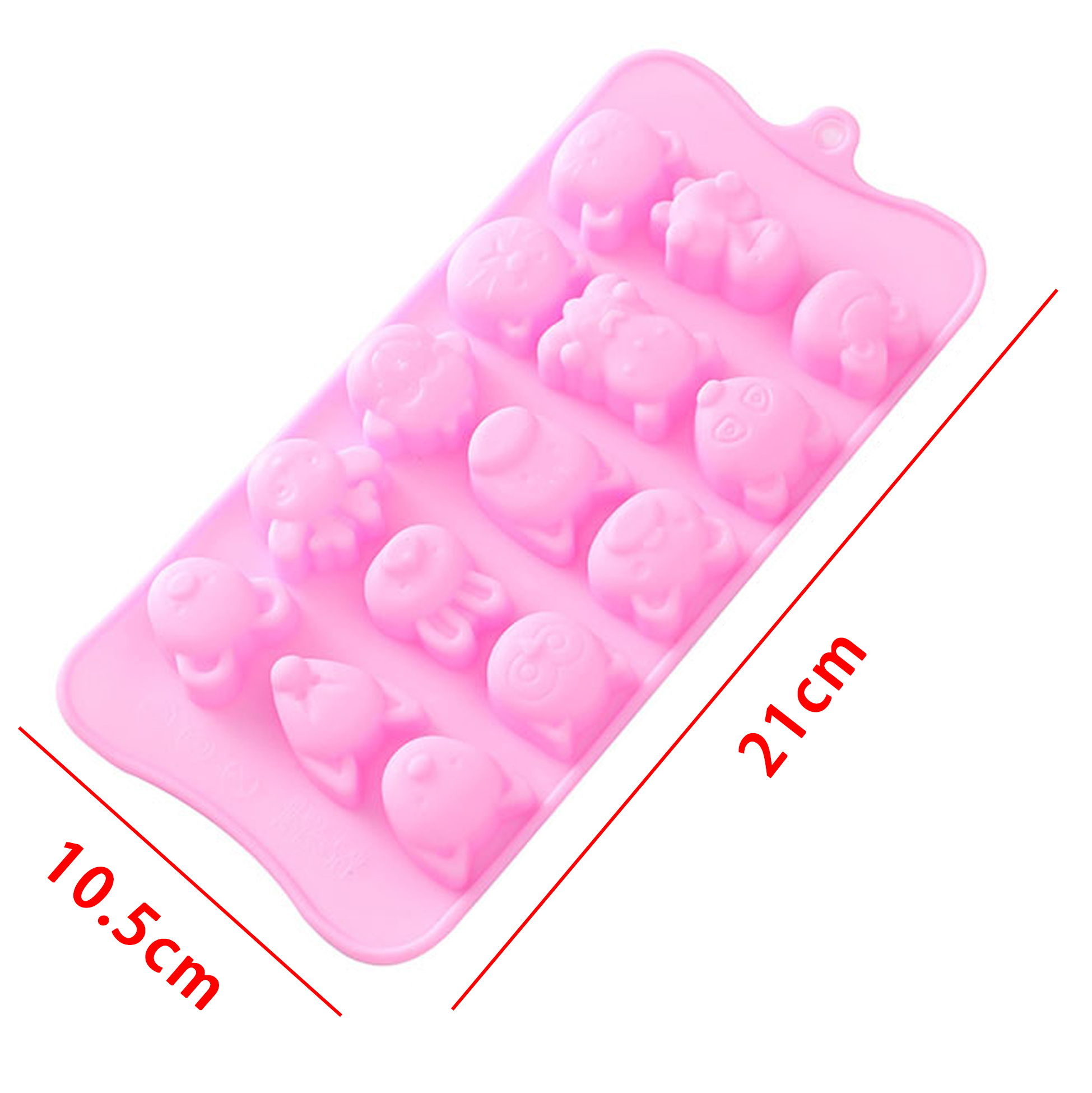 Silicone Animal Shaped Ice Cube Mold