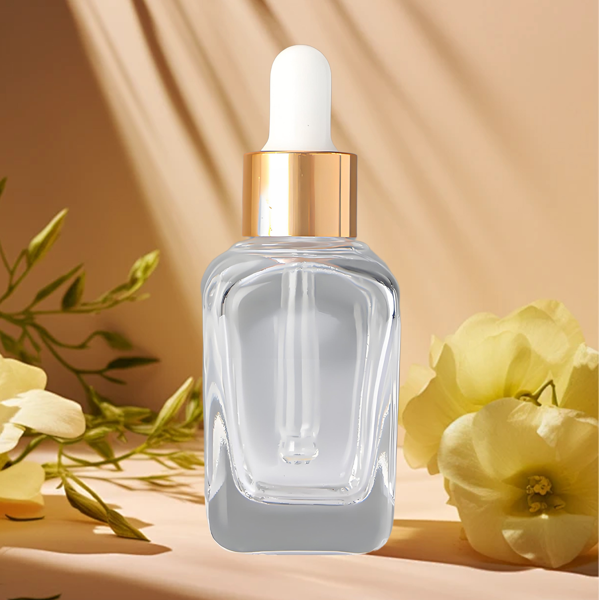  Clear Glass Dropper Bottle 