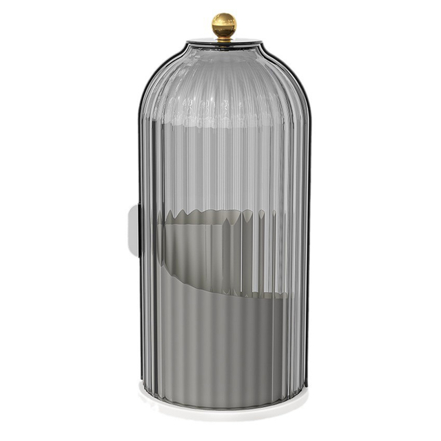 Rotating Makeup Brush Holder with Cover