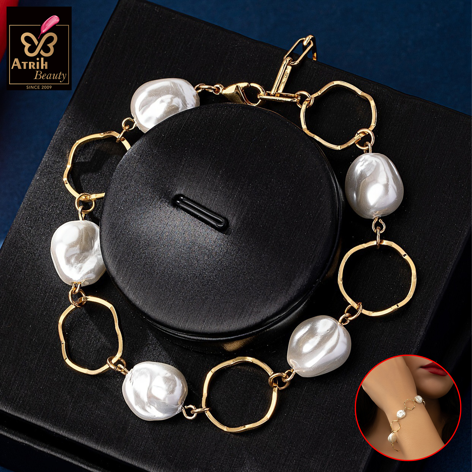 Gold Tone Link Bracelet