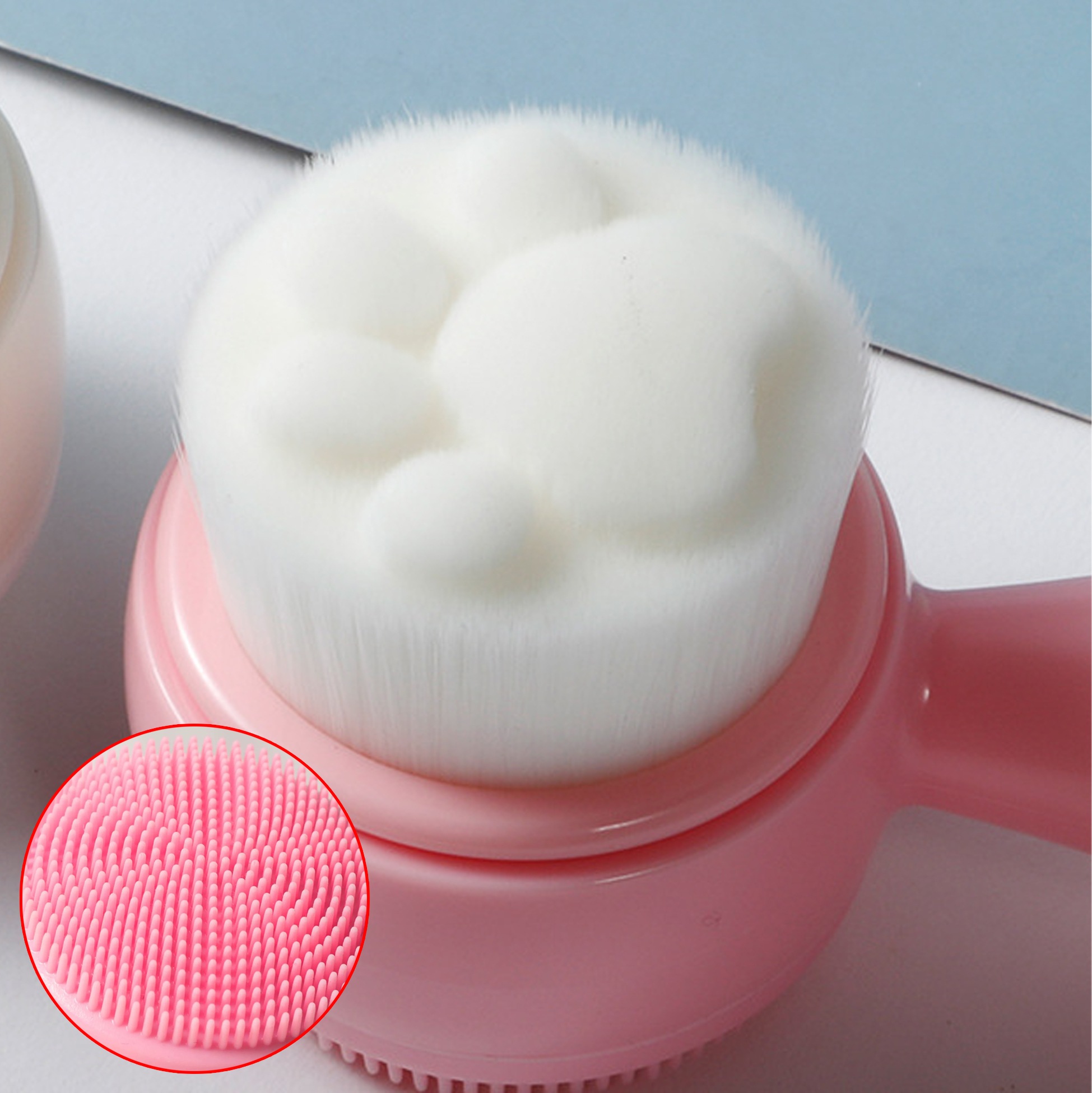 Paw Shaped Facial Cleansing Brush Set