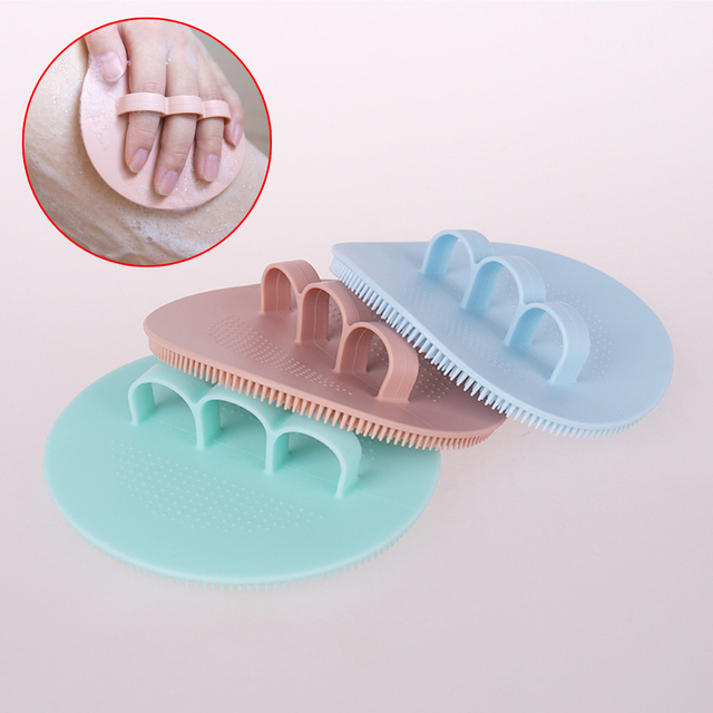 Finger Ring Silicone Body Exfoliating Brush