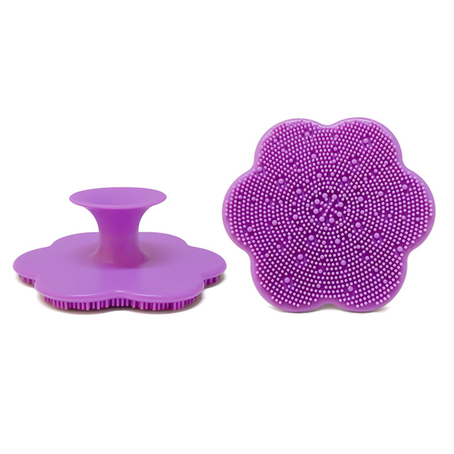 Flower Shaped Silicone Facial Cleansing And Massaging Pad